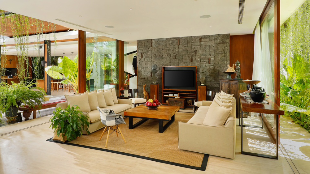 Villa Svarga - Cool open living area